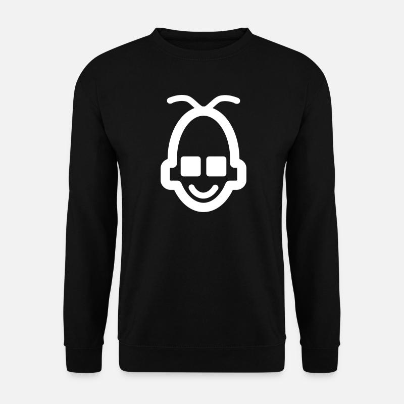 Lustiges Gesicht Music Design - Unisex Pullover - Schwarz