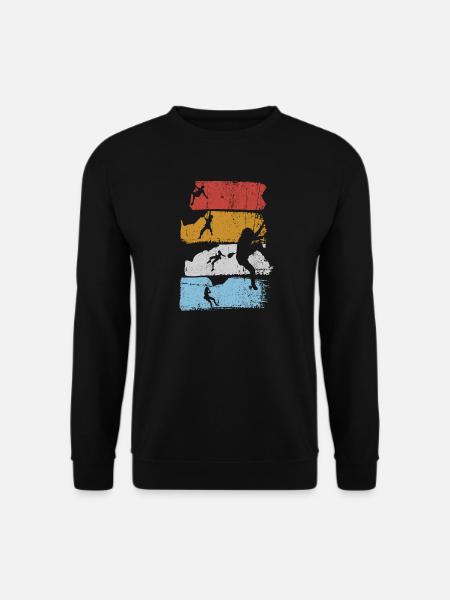 Surf Stripes Silhouette - Unisex Sweatshirt - black