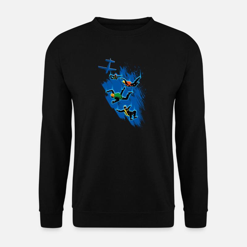Skydiver - Unisex Pullover - Schwarz