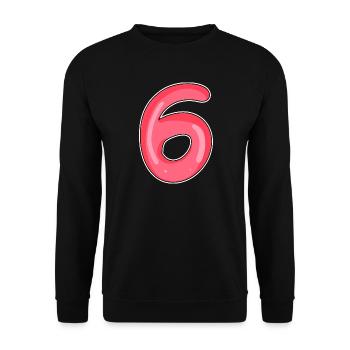 6 - Unisex Sweatshirt - black - Front - Alina (178cm) & Michal (187cm)