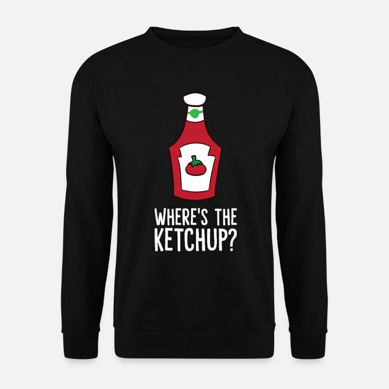Ketchup - Where's the Ketchup? - Unisex Pullover - Schwarz