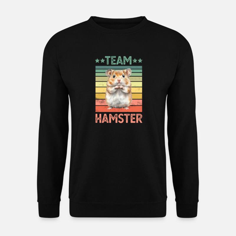 Hamster - Unisex Pullover - Schwarz