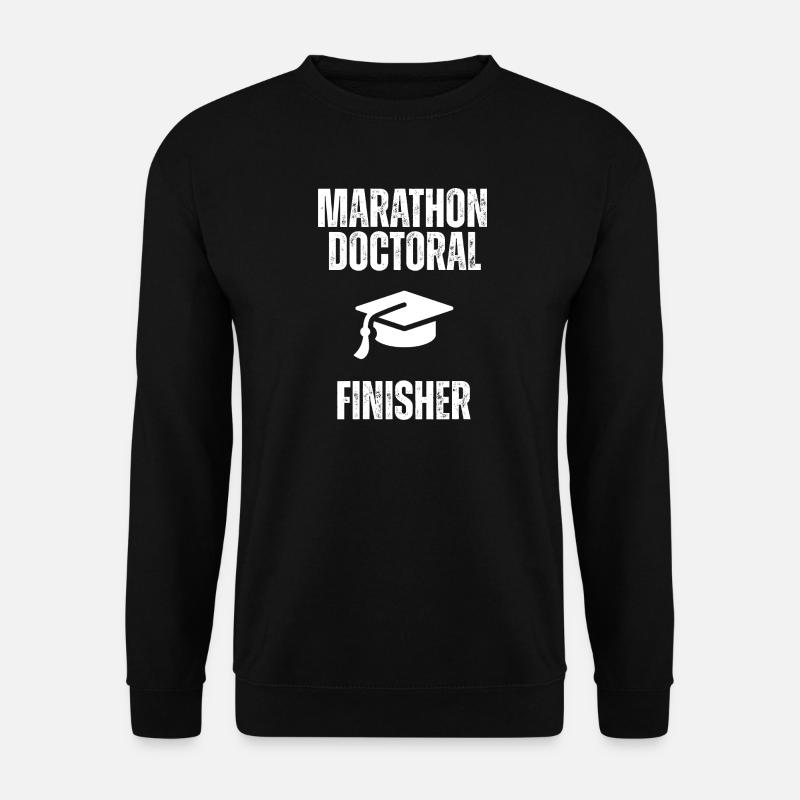 Marathon-Doktor Finisher - Unisex Pullover - Schwarz