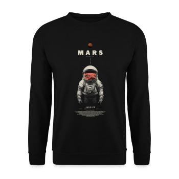Mars Exploration - Unisex Pullover - Schwarz - Vorne - Alina (178cm) & Michal (187cm)