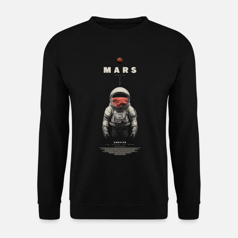 Mars Exploration - Unisex Pullover - Schwarz