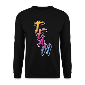 Équipe - Sweat-shirt Unisexe - noir - Devant - Alina (178cm) & Michal (187cm)