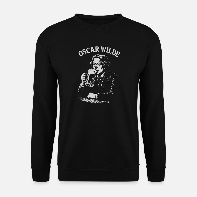 Victorian Wit Beer Portrait - Unisex Sweatshirt - black