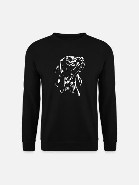 Bracco Italiano Silhouette Jagdhunde Wilsigns - Unisex Pullover - Schwarz