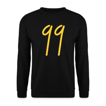 99 - Sweat-shirt Unisexe - noir - Devant - Alina (178cm) & Michal (187cm)