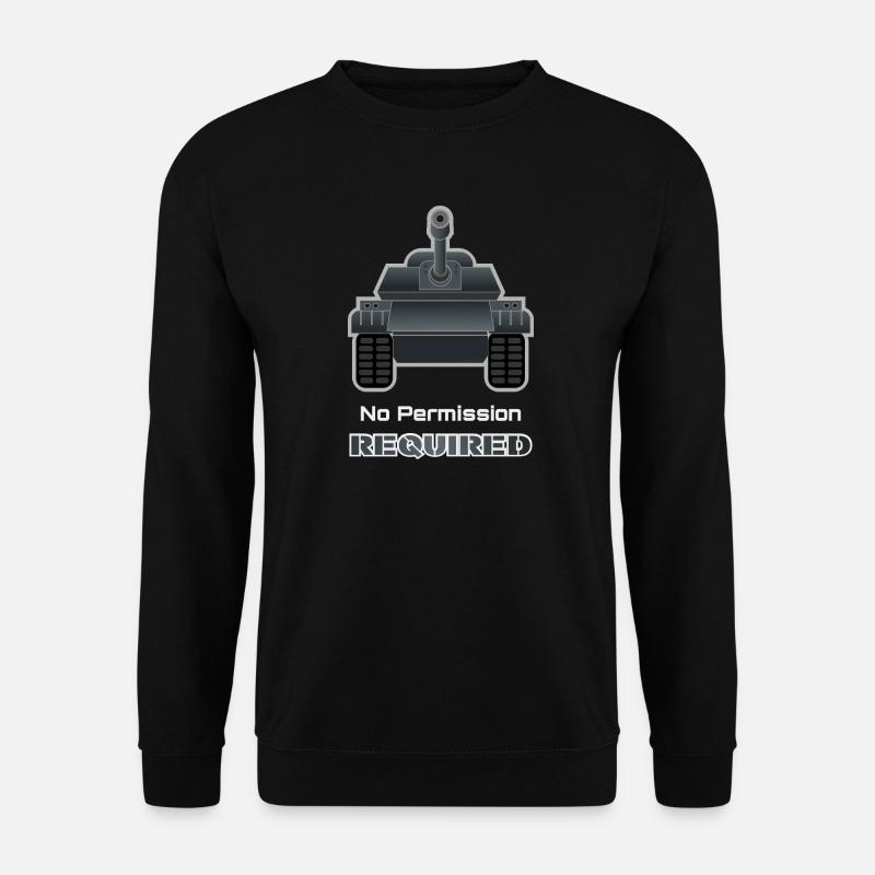 Tank Army - Military SymbolTee - Unisex Sweatshirt - black