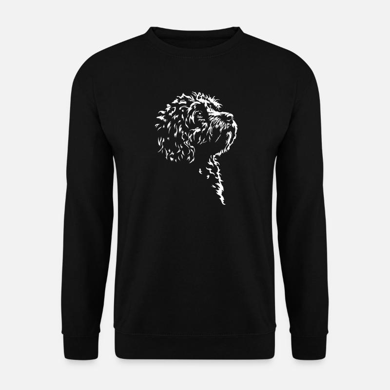 Cavapoo Silhouette Chien Wilsigns - Sweat-shirt Unisexe - noir