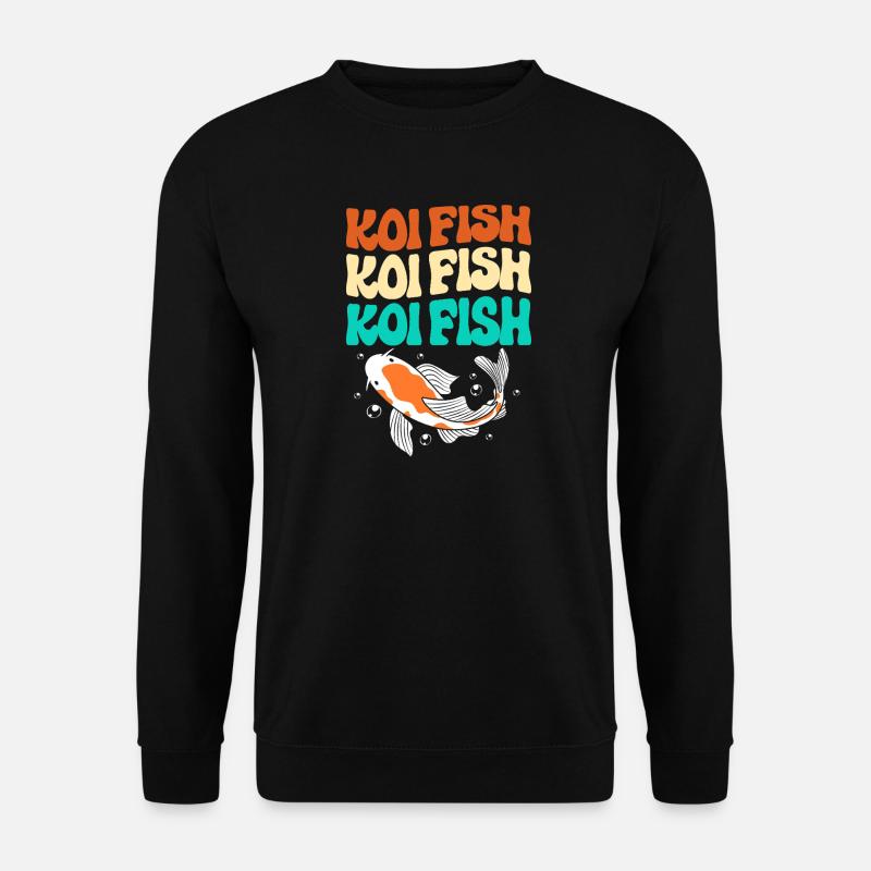 Poisson koi carpe koi koi - Sweat-shirt Unisexe - noir