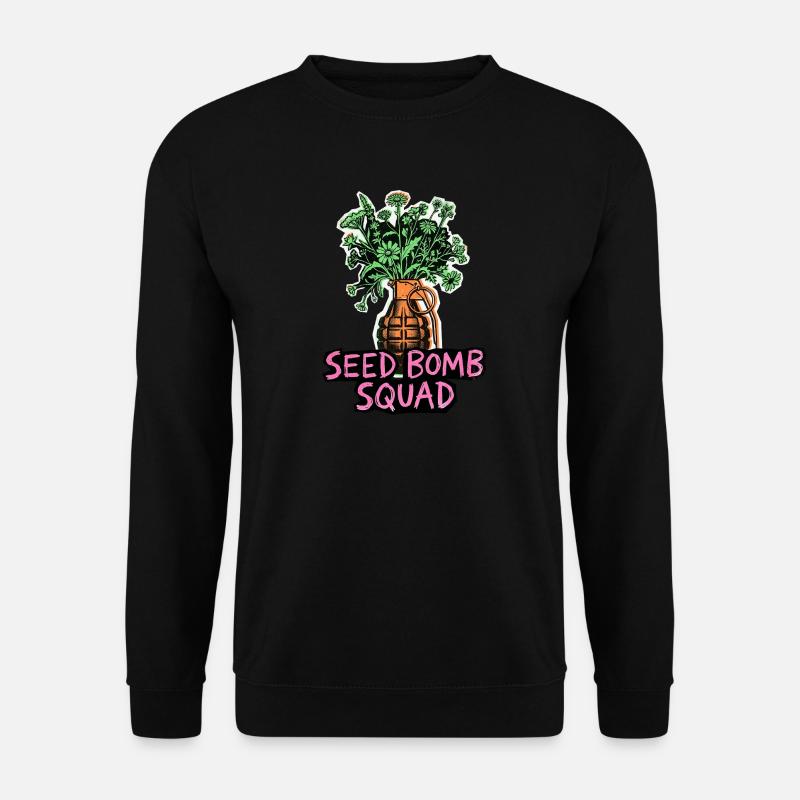 Seeds Planting Future - Unisex Pullover - Schwarz