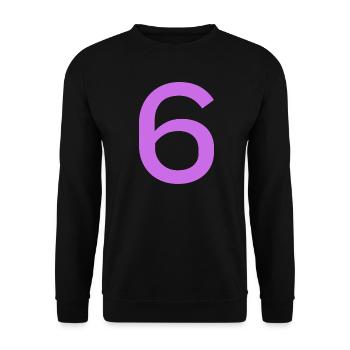 6 - Unisex Sweatshirt - black - Front - Alina (178cm) & Michal (187cm)