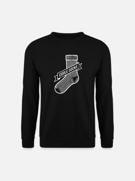 Coole Socke - Unisex Pullover - Schwarz