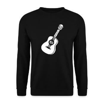 Guitare Music Gift Musicien Guitariste - Sweat-shirt Unisexe - noir - Devant - Alina (178cm) & Michal (187cm)