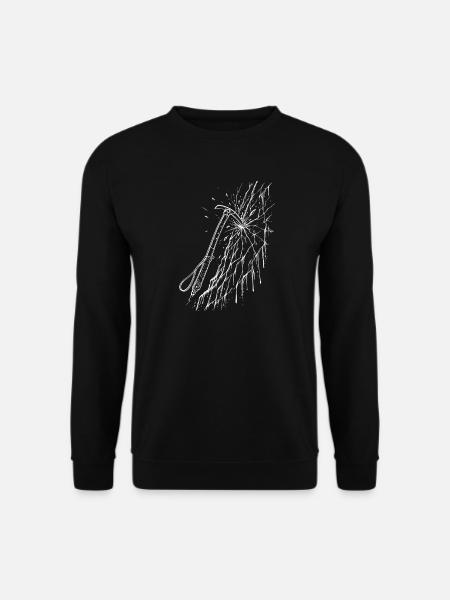Eisklettern - Unisex Pullover - Schwarz