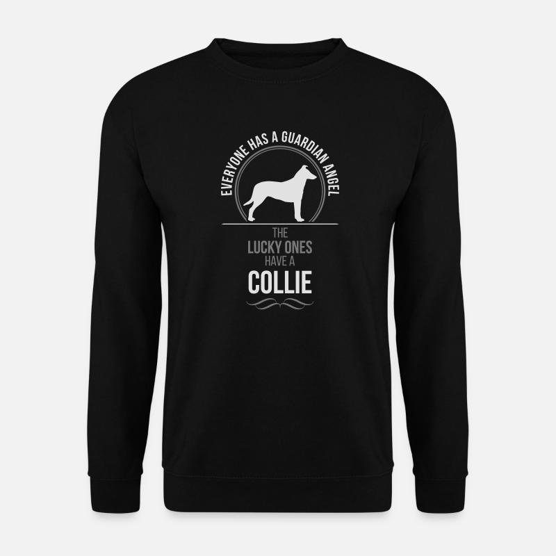 COLLIE Smooth Guardian Angel Wilsigns - Unisex Pullover - Schwarz