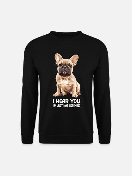Bouledogue français - Sweat-shirt Unisexe - noir