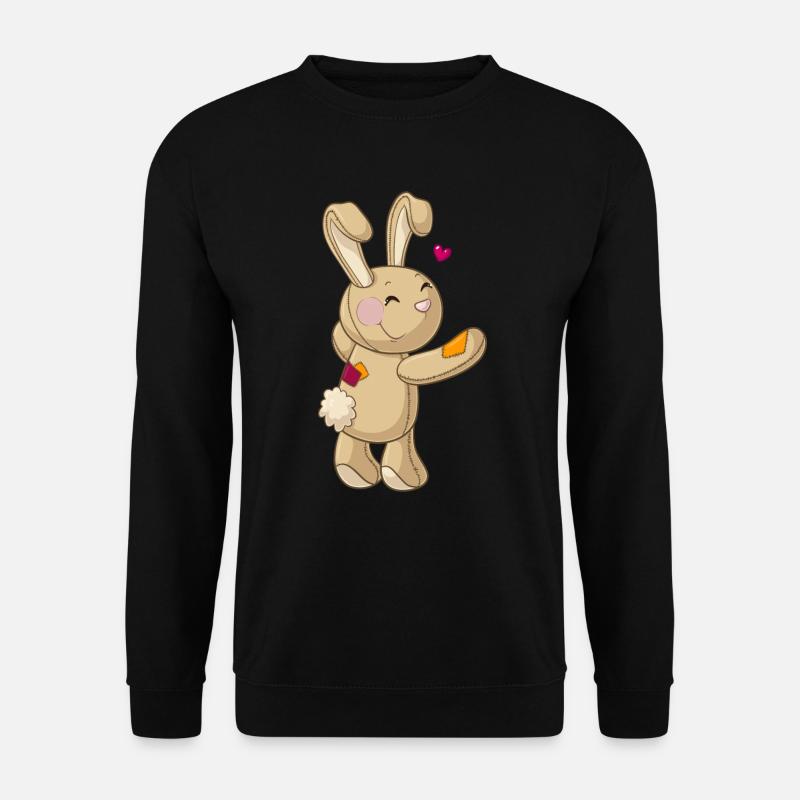 Cute rabbit - Unisex Sweatshirt - black