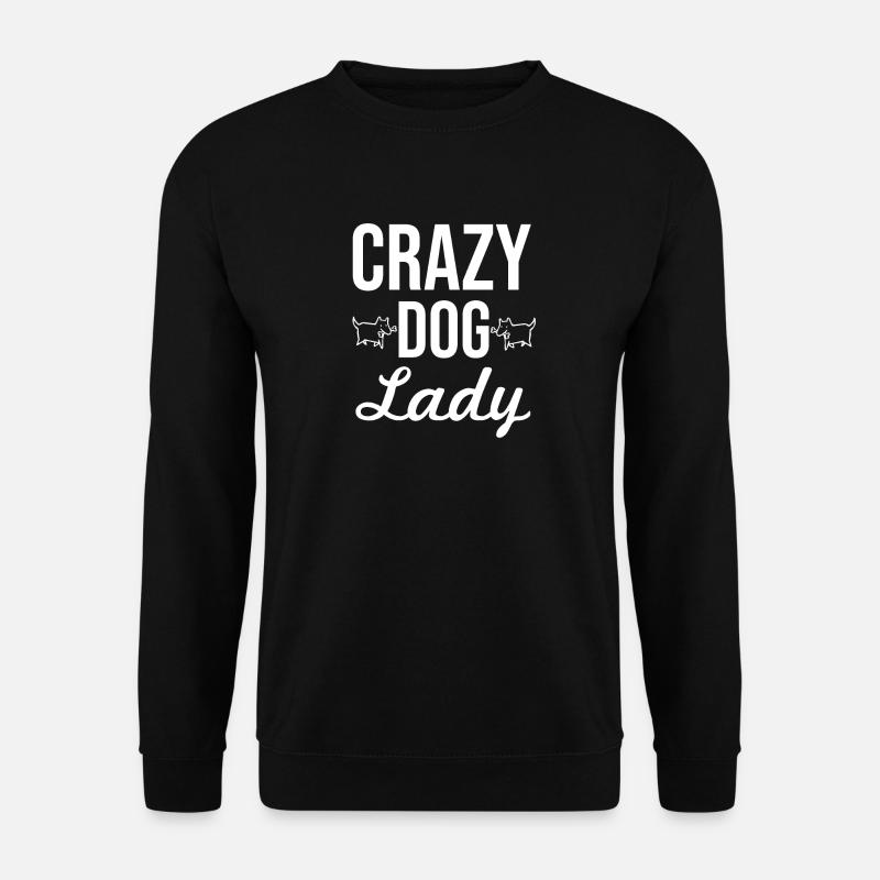 Dame de chien folle - Sweat-shirt Unisexe - noir