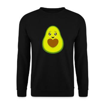 Avocado - Unisex Pullover - Schwarz - Vorne - Alina (178cm) & Michal (187cm)