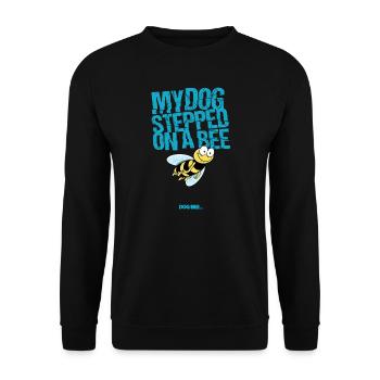 Mon chien a marché sur une abeille - 07 - Sweat-shirt Unisexe - noir - Devant - Alina (178cm) & Michal (187cm)