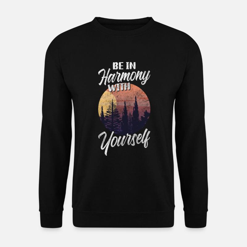 Bäume Planet - Unisex Pullover - Schwarz