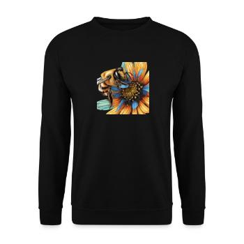 Nectar Greed - Unisex Sweatshirt - black - Front - Alina (178cm) & Michal (187cm)