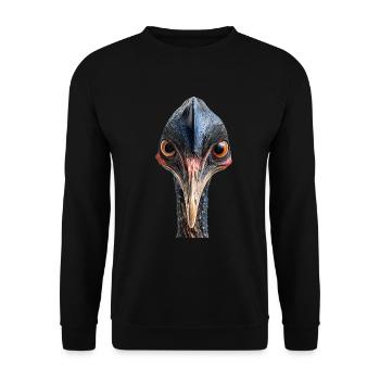 Kasuar - Unisex Pullover - Schwarz - Vorne - Alina (178cm) & Michal (187cm)