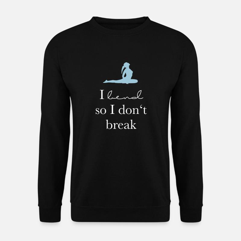 Je me plie donc je ne casse pas - Sweat-shirt Unisexe - noir