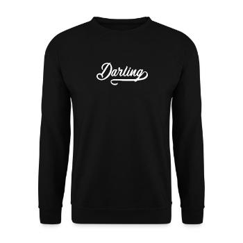 Vintage Darling - Unisex Sweatshirt - black - Front - Alina (178cm) & Michal (187cm)