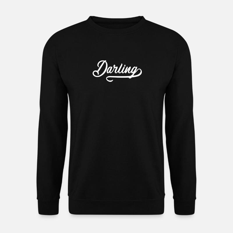 Darling vintage - Sweat-shirt Unisexe - noir