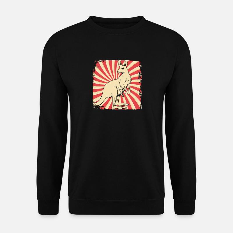 Känguru - Unisex Pullover - Schwarz