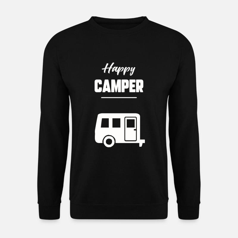 Happy camper - Unisex Sweatshirt - black
