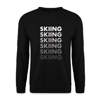 Sport Skiing - Unisex Pullover - Schwarz - Vorne - Alina (178cm) & Michal (187cm)