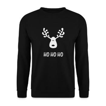 Rudolph - Sweat-shirt Unisexe - noir - Devant - Alina (178cm) & Michal (187cm)