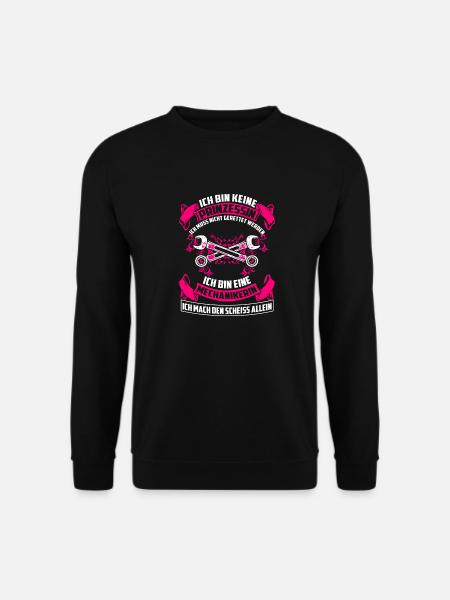 Mechanikerin - keine Prinzessin - Unisex Pullover - Schwarz
