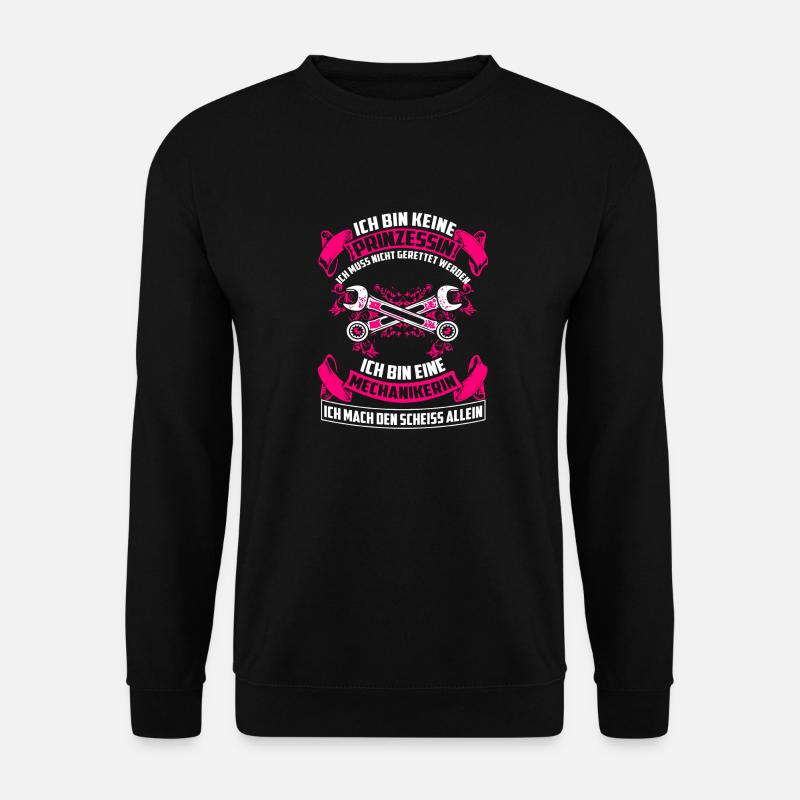 Mechanic - no Princess - Unisex Sweatshirt - black