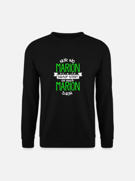MARION die Echte - Unisex Pullover - Schwarz