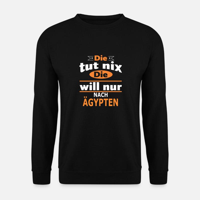 ÄGYPTEN - Unisex Pullover - Schwarz