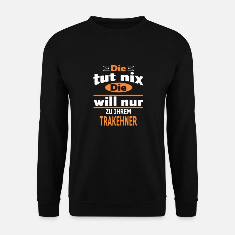 TRAKEHNER - Unisex Pullover - Schwarz