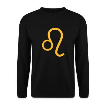 Star Sign: Leo - Unisex Sweatshirt - black - Front - Alina (178cm) & Michal (187cm)