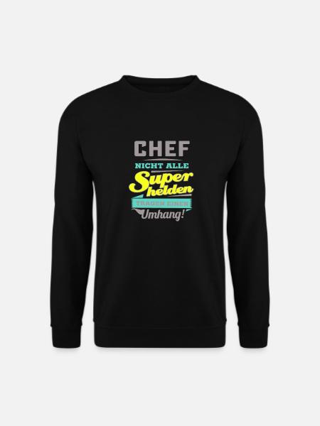 NEON Design für Superhelden - Chef - Geschenk - Unisex Pullover - Schwarz