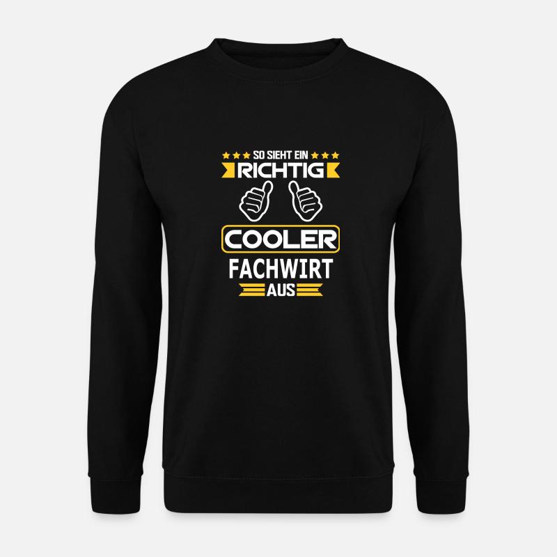 FACHWIRT - Unisex Pullover - Schwarz