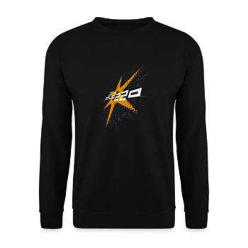 Palazzo Rotor 2018 auf schwarz / on black only - Unisex Pullover - Schwarz - Vorne - Alina (178cm) & Michal (187cm)