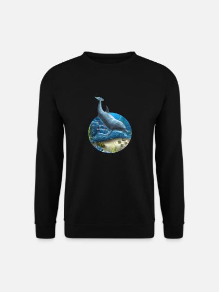 The World Of The Dolphin - Unisex Pullover - Schwarz