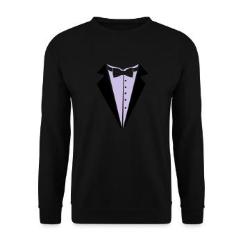 Jeune marié - Sweat-shirt Unisexe - noir - Devant - Alina (178cm) & Michal (187cm)