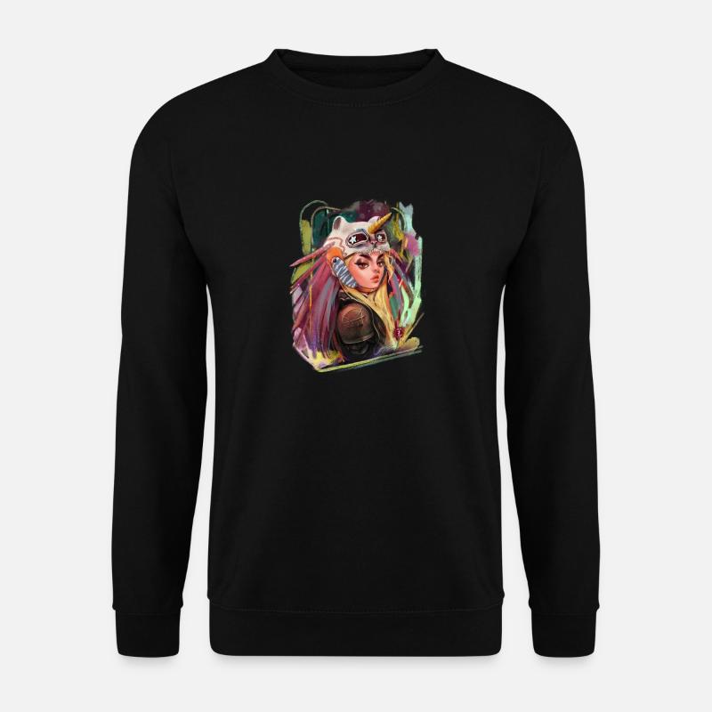 Die Kriegerin - Unisex Pullover - Schwarz