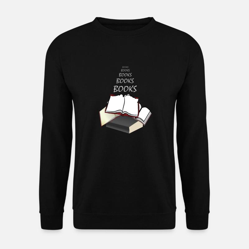 Bücher Bücher - Unisex Pullover - Schwarz
